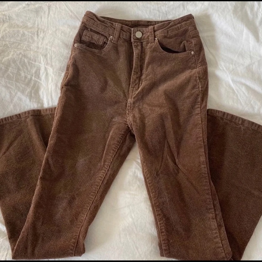 Brown corduroy pants